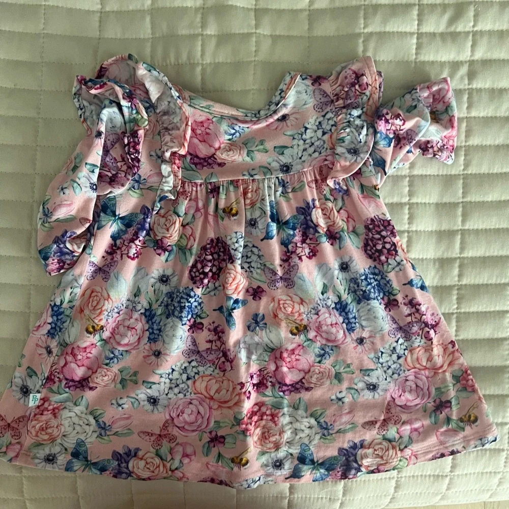 Posh Peanut Flutter Babydoll top - Picture 2 of 2